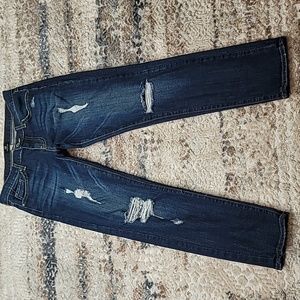 EUC JUST BLACK WOMEN distressed jeans Size 24